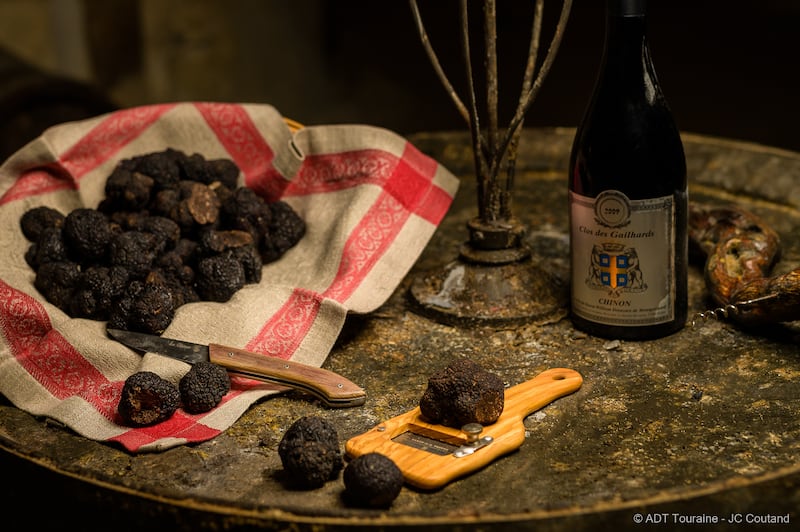 Wine and truffle tasting in the Loire Valley with Baron de la Truffe. Photograph: ADT Touraine