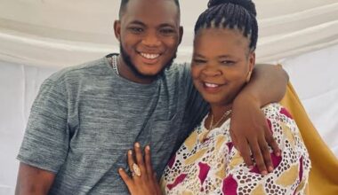Ogunmola and her son