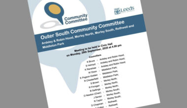 Outer South Community Committee agenda published