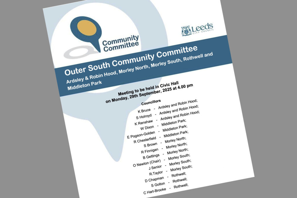 Outer South Community Committee agenda published