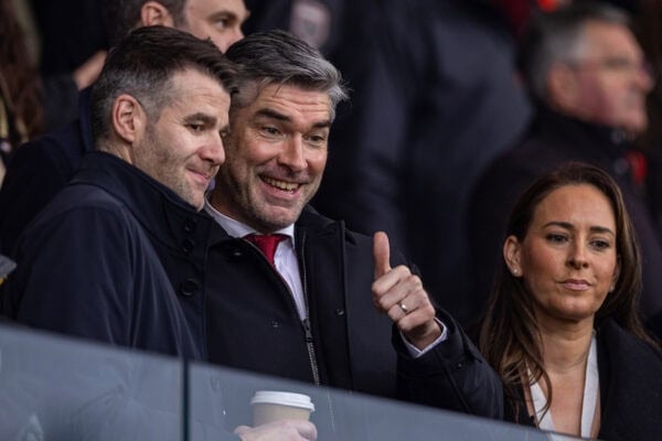BOURNEMOUTH, ENGLAND - Saturday, February 1, 2025: Liverpool's sporting director Richard Hughes during the FA Premier League match between AFC Bournemouth and Liverpool FC at Dean Court. (Photo by David Rawcliffe/Propaganda)