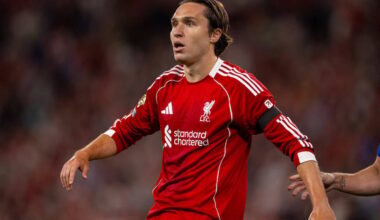 LIVERPOOL, ENGLAND - Friday, August 15, 2025: Liverpool's Federico Chiesa during the FA Premier League match between Liverpool FC and AFC Bournemouth at Anfield. (Photo by David Rawcliffe/Propaganda)