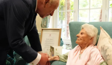 World’s oldest person Ethel Caterham celebrates 116th with King Charles visit