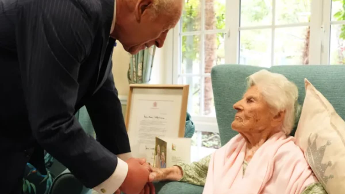 World’s oldest person Ethel Caterham celebrates 116th with King Charles visit