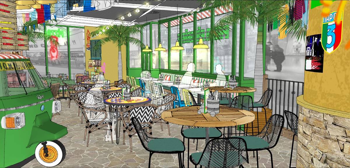 Pizza Pilgrims Birmingham artist mock up