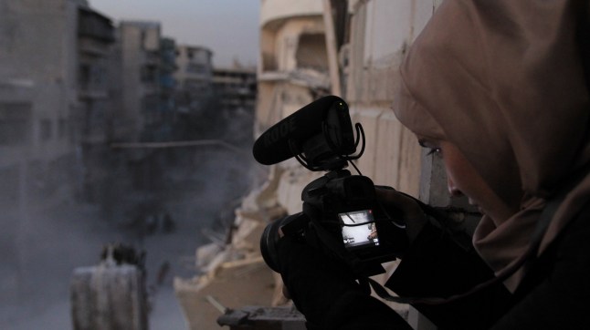FILM HANDOUT: FOR SAMA For Sama Director: Waad al-Kateab, Edward Watts Starring: Waad al-Kateab