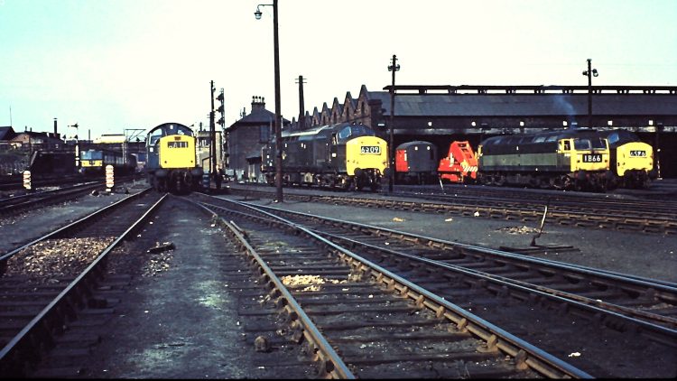 Polmadie Depot 1940s-1950s // Credit: Colin Duncan