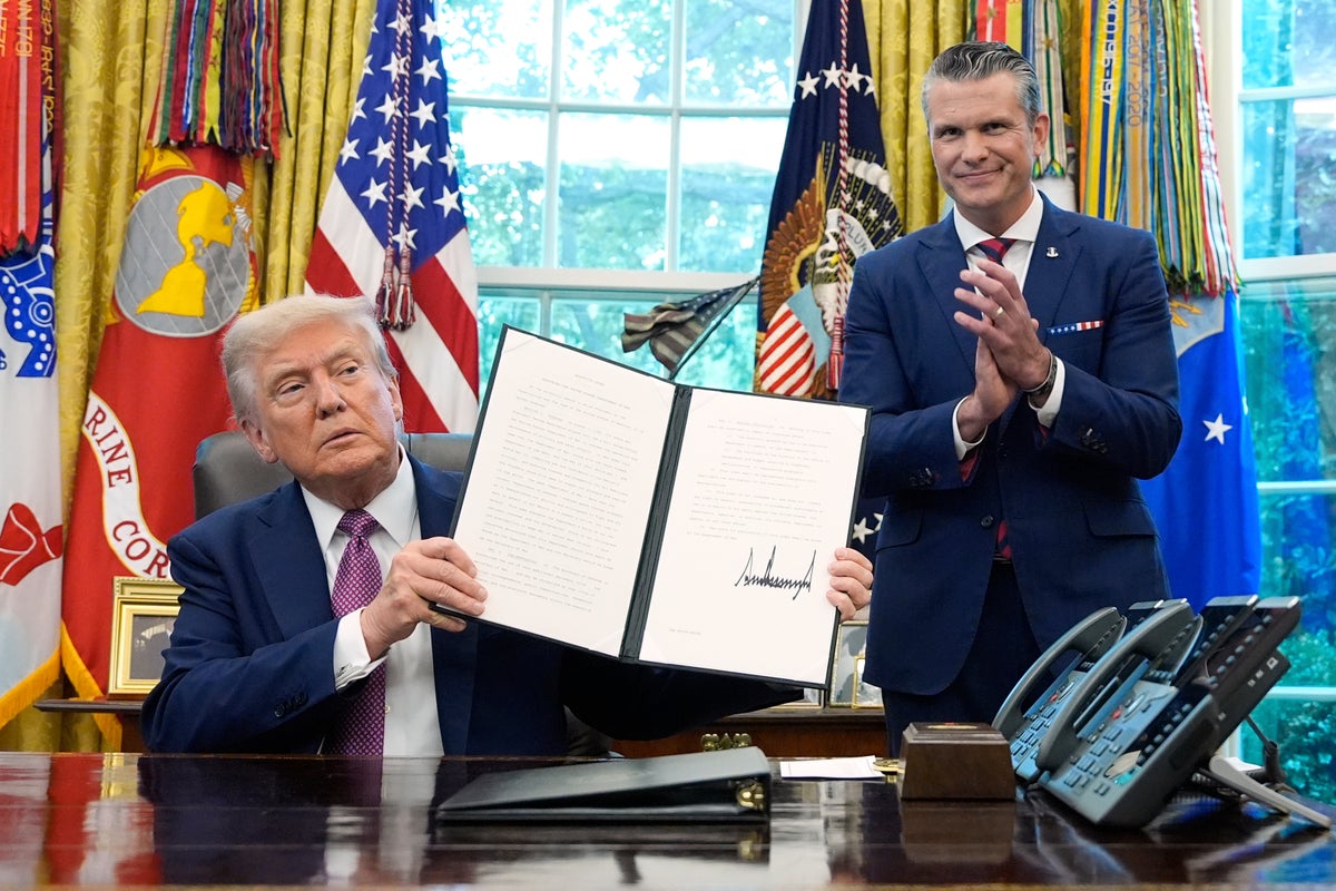 Trump news latest updates: President rebrands Pentagon to ‘Department of War’ as Hegseth promises ‘maximum lethality’