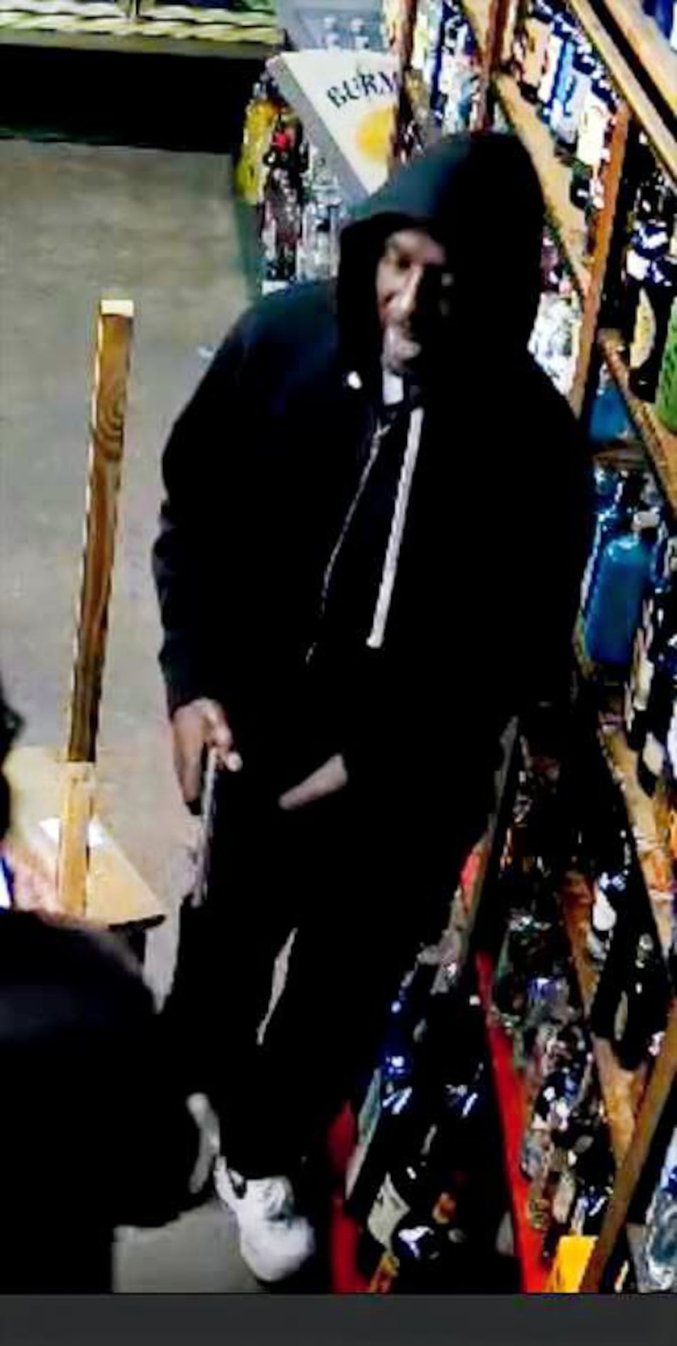 The suspect, described as a Black male of medium build, was reportedly wearing dark-colored...