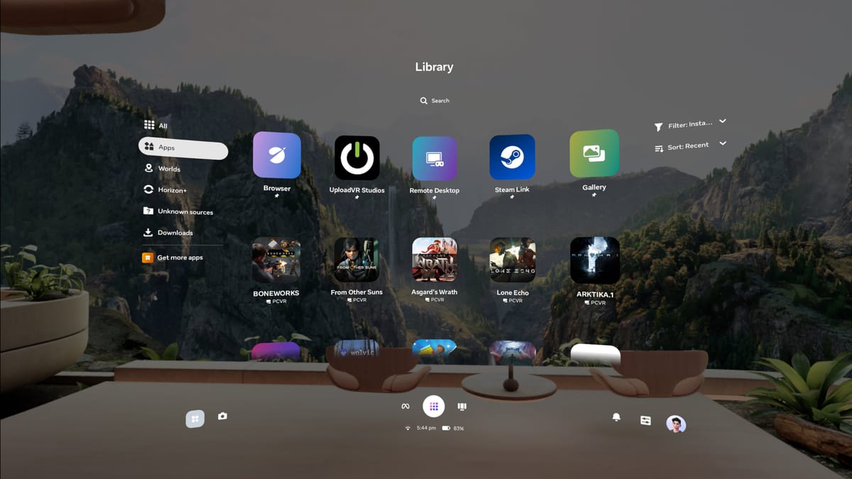 Link PC VR Games Are Now Launchable From Quest's Library In v81 PTC