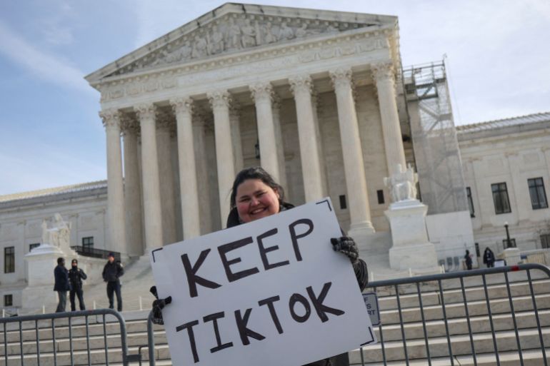 U.S. Supreme Court considers TikTok bid to halt ban