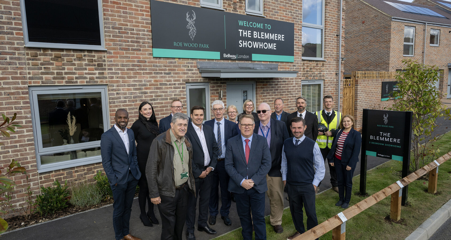 Topping out celebration at Roe Wood Park Development