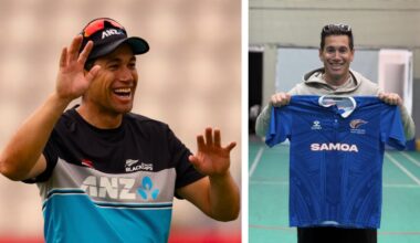 Former New Zealand international Ross Taylor is set to play for Samoa. (Reuters/Instagram)