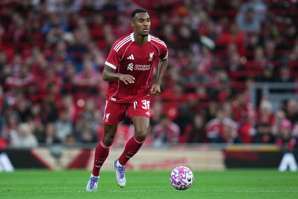 Ryan Gravenberch in action for Liverpool