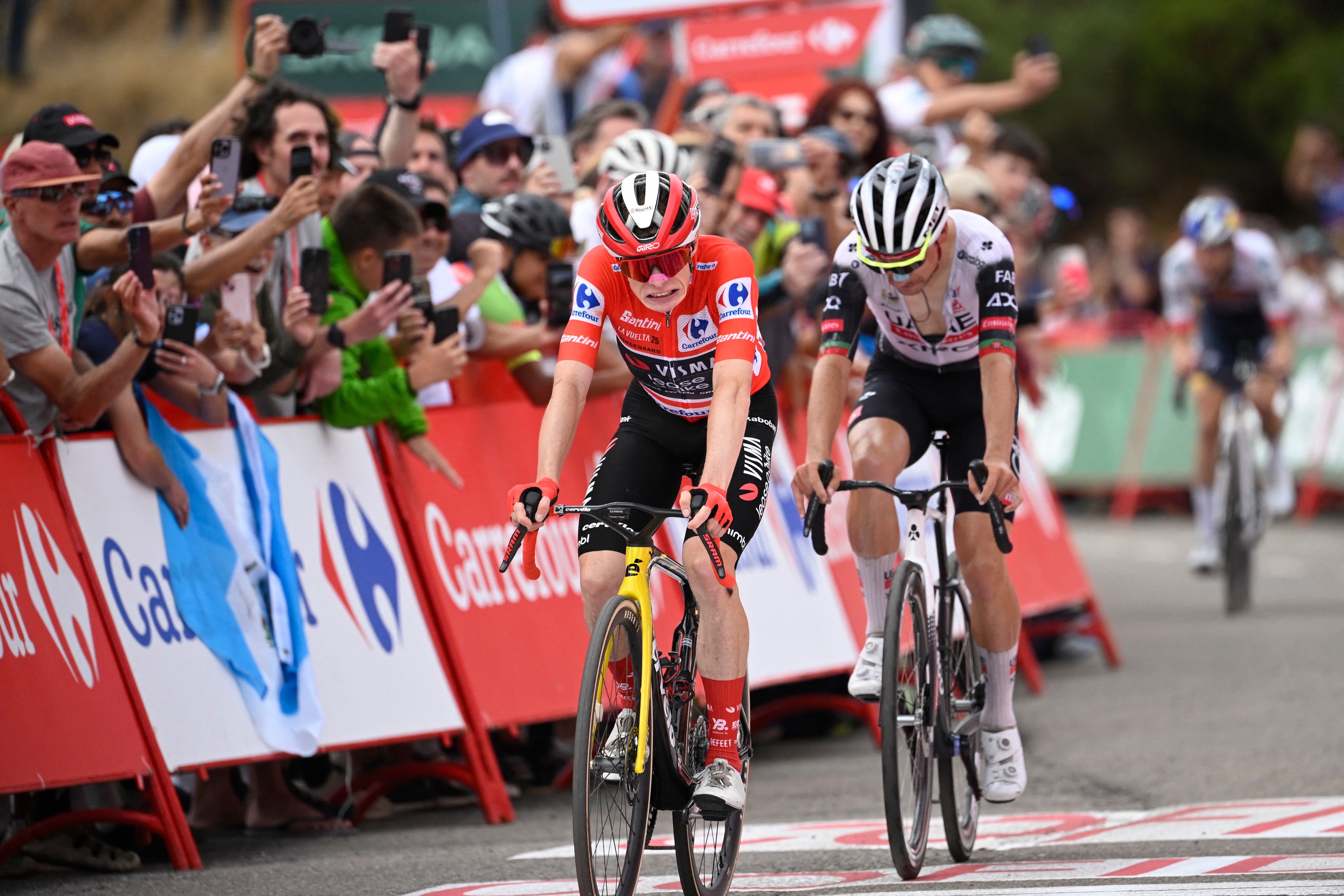 Barring a disaster either Vingegaard or Almeida will win the Vuelta on Sunday