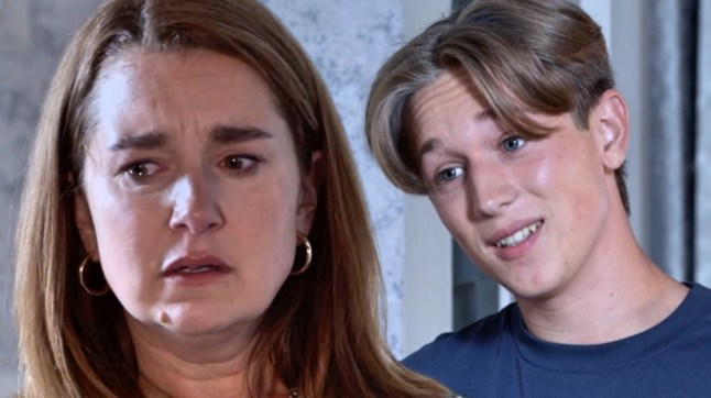 Composite image of Vicki Fowler and Joel Marshall in EastEnders