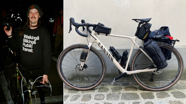 Man cycles all the way from France to UK - only to have bike stolen in London Zed K