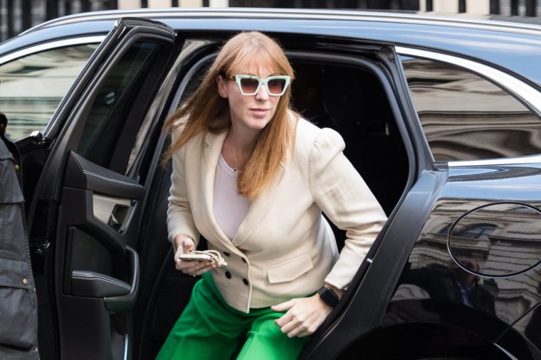 LONDON, UNITED KINGDOM - SEPTEMBER 02, 2025: Deputy Prime Minister and Secretary of State for Levelling Up, Housing and Communities Angela Rayner arrives in Downing Street to attend the weekly Cabinet meeting in London, United Kingdom on September 02, 2025. (Photo credit should read Wiktor Szymanowicz/Future Publishing via Getty Images)