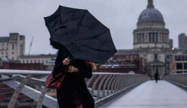 UK to be blasted with 55mph wind this weekend after Met Office issues yellow warning | News UK