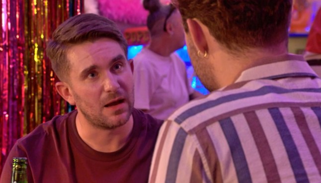 Johnny speaks to Callum in EastEnders