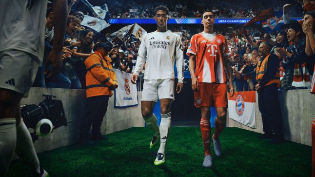 EA Sports FC 26 Standard Edition box art featuring two players walking onto the pitch