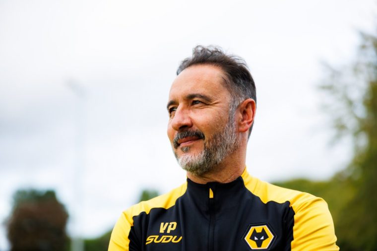 WOLVERHAMPTON, ENGLAND - SEPTEMBER 17: In this image released on September 22, Vitor Pereira poses for pictures after signing a contract extension at Sir Jack Hayward Training Ground on September 17, 2025 in Wolverhampton, England. (Photo by Wolverhampton Wanderers FC/Wolves via Getty Images)