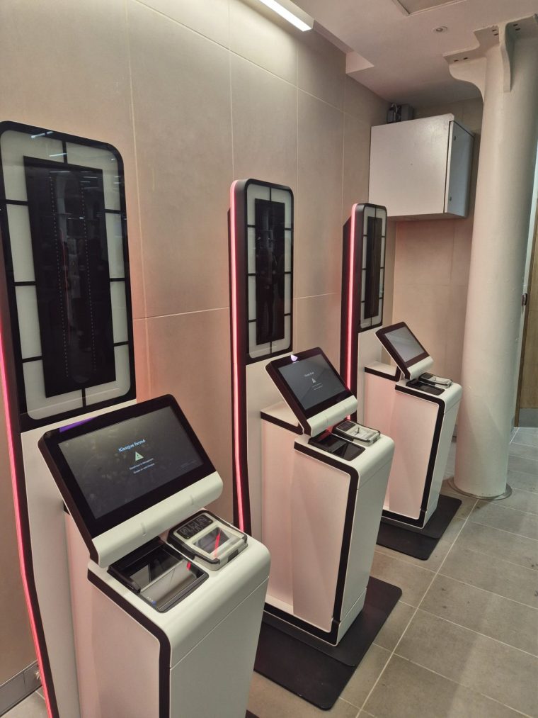 Zone A holds seven kiosks (Photo: Sophie Lam)