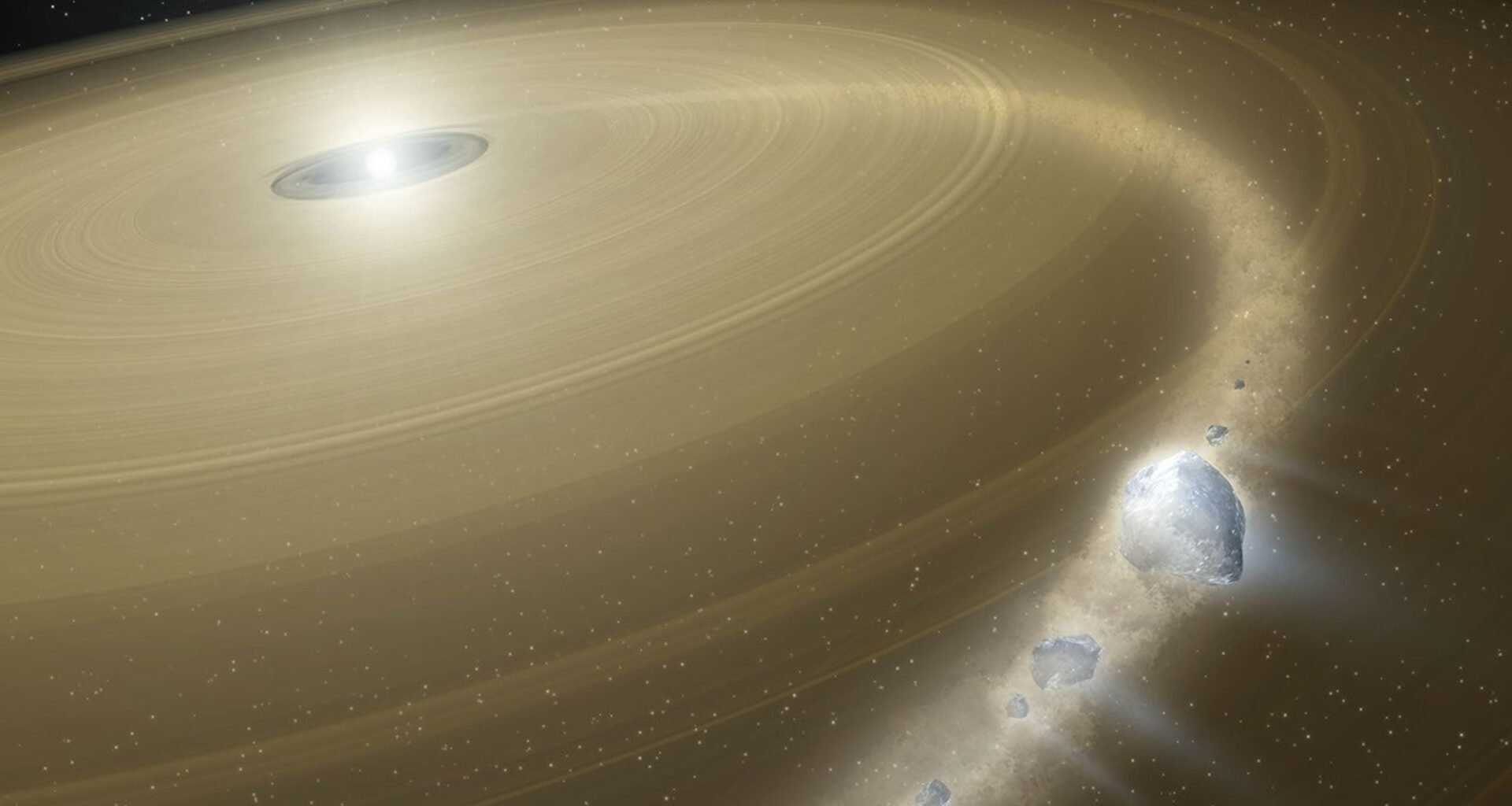 Hubble observes dead star devouring Pluto-like object