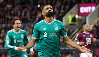 Salah's last-gasp penalty edges Liverpool past 10-man Burnley