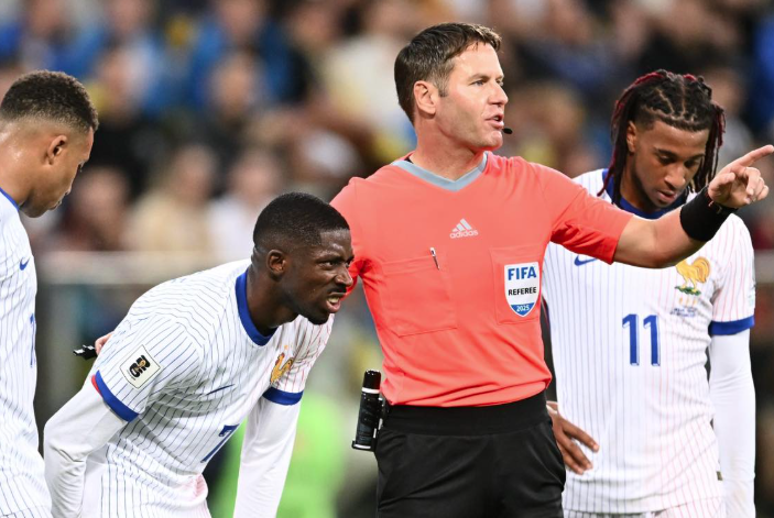 Dembele injured in France's win over Ukraine