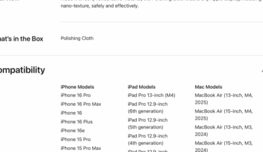 Is Apple’s polishing cloth compatible with the new iPhones announced today?