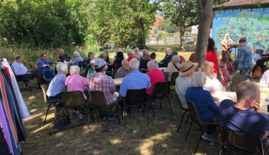 Drinks, ice cream and bargains bring people together in Armley