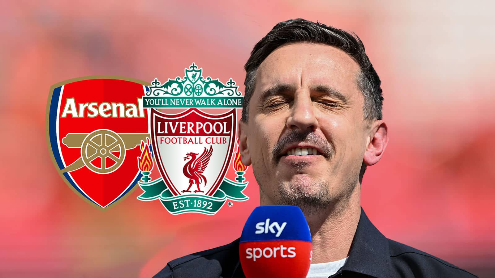Gary Neville names 'best squad in the league' as pundit changes mind on Liverpool, Man City, Arsenal title race