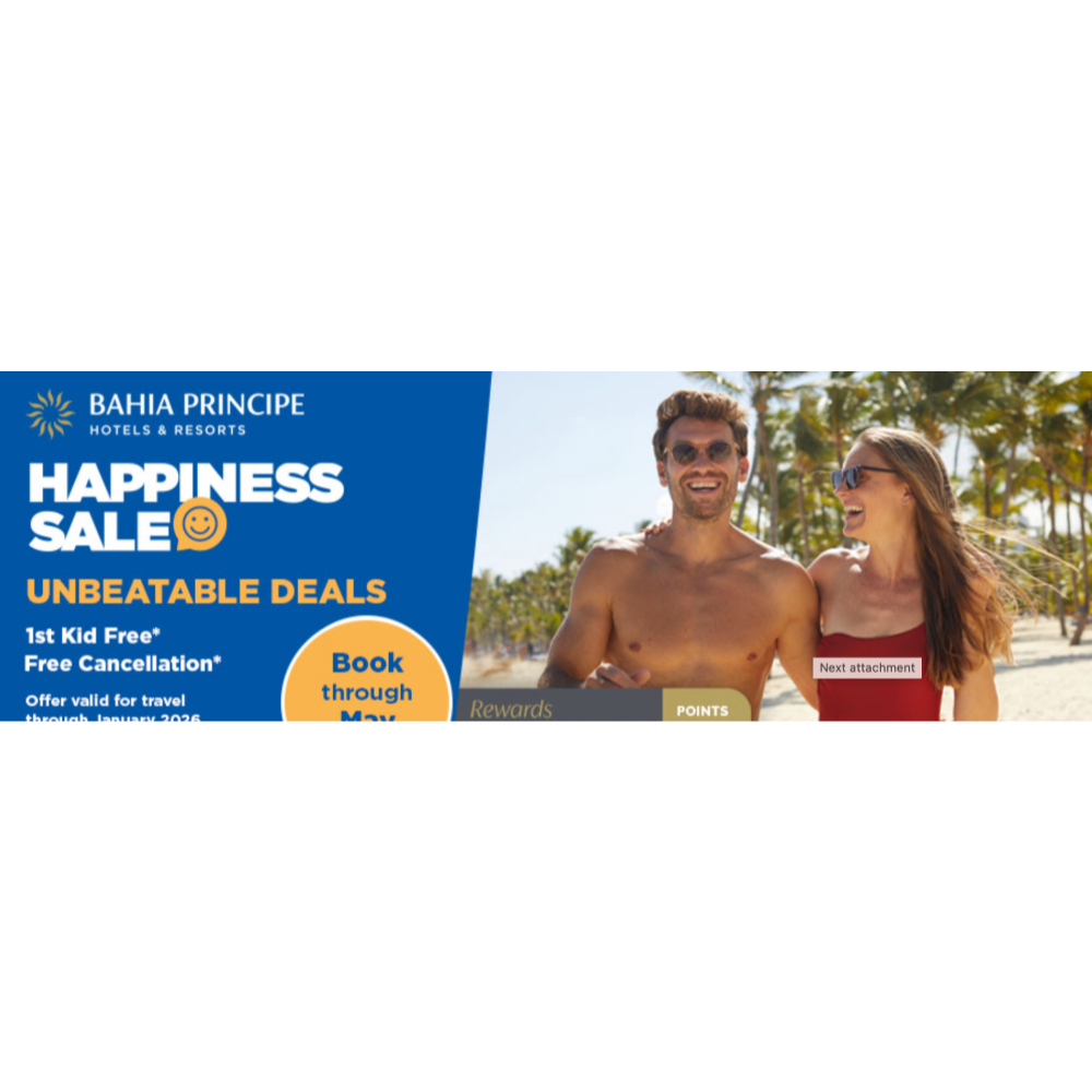 Save Big with Bahia Principe’s 2025 Happiness Sale for Caribbean and Spain Resorts, All You Need to Know