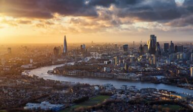Storm Clouds Over London Skyline