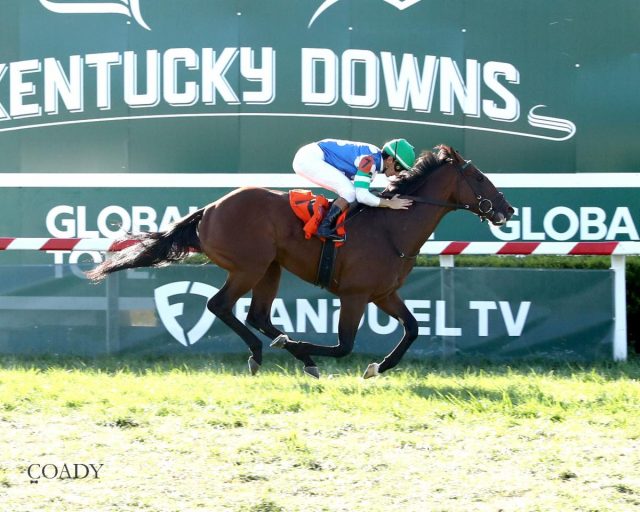 Street Beast cruises by seven in Global Tote Juvenile Mile
