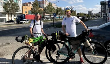 Liverpool supporters cycle 3500km from Istanbul to Liverpool in support of Alzheimer’s Society