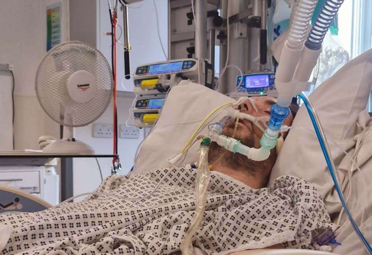 Dover dad thanks William Harvey Hospital team in Ashford after sepsis battle