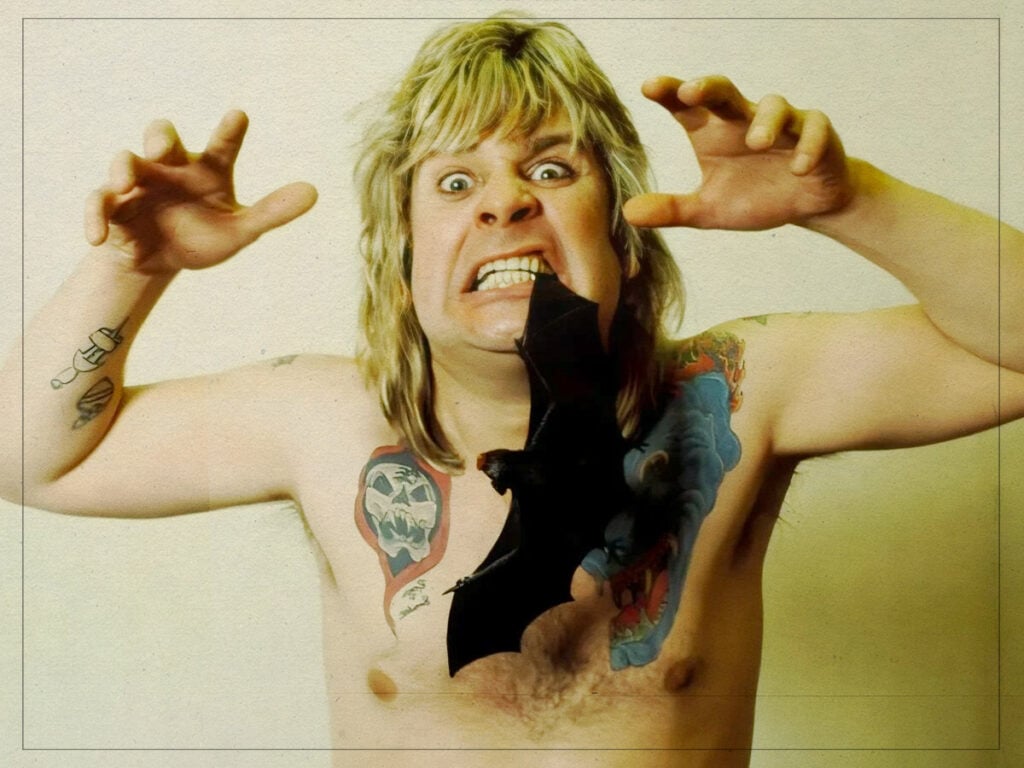 The iconic moment of Ozzy Osbourne bit the head off a bat live on stage