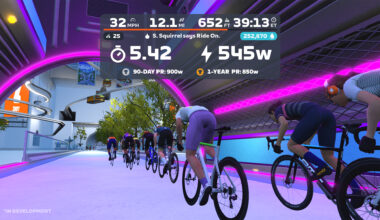 The season on Zwift power segments