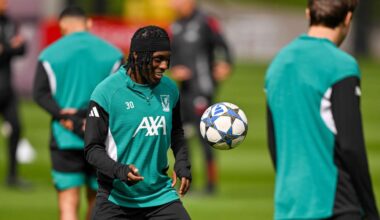 Training photos: Liverpool prepare for UCL clash with Atletico Madrid