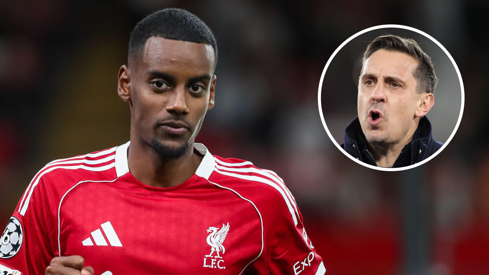 Neville aims jab at Isak in Palace prediction; Keane explains why Reds won't win title