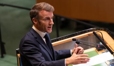 France's Macron warns against 'survival of the fittest' in world affairs