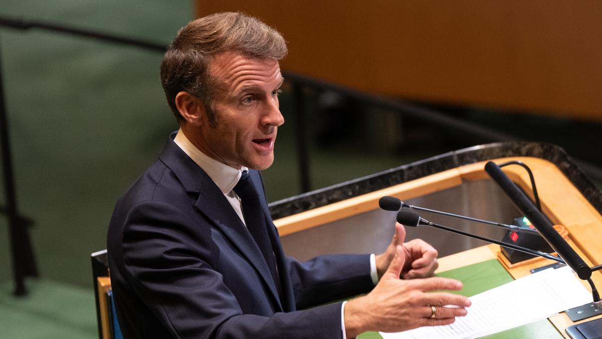 France's Macron warns against 'survival of the fittest' in world affairs