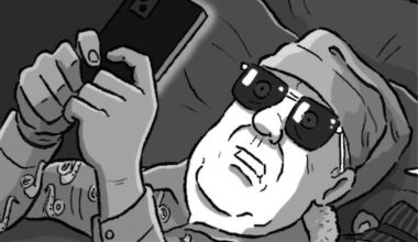 David Squires' comic on the cranky capers Van Morrison