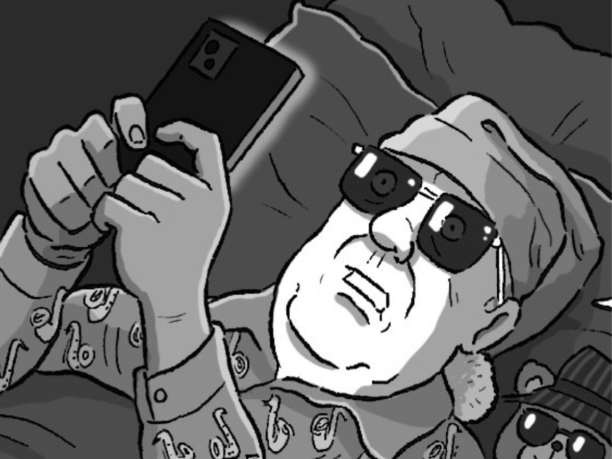 David Squires' comic on the cranky capers Van Morrison
