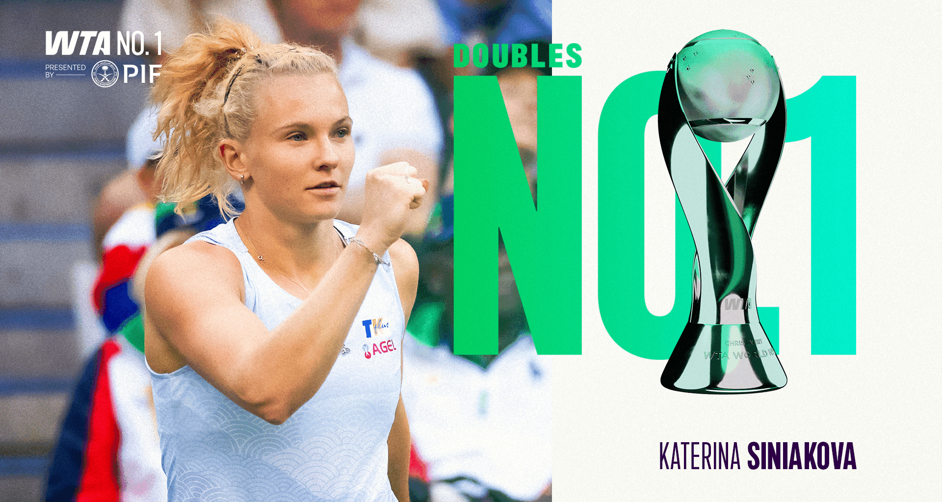 Siniakova returns to doubles No. 1; Seidel cracks Top 100