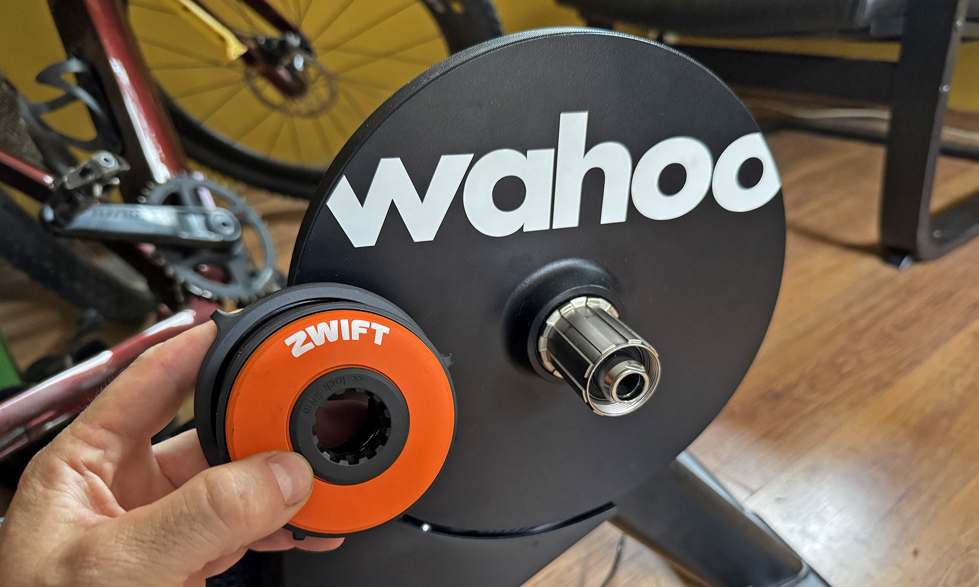 Wahoo Kickr Core 2 direct-drive indoor trainer smarter faster, comes with Zwift Cog (& Click v2 controllers) on a standard Shimano HG freehub body