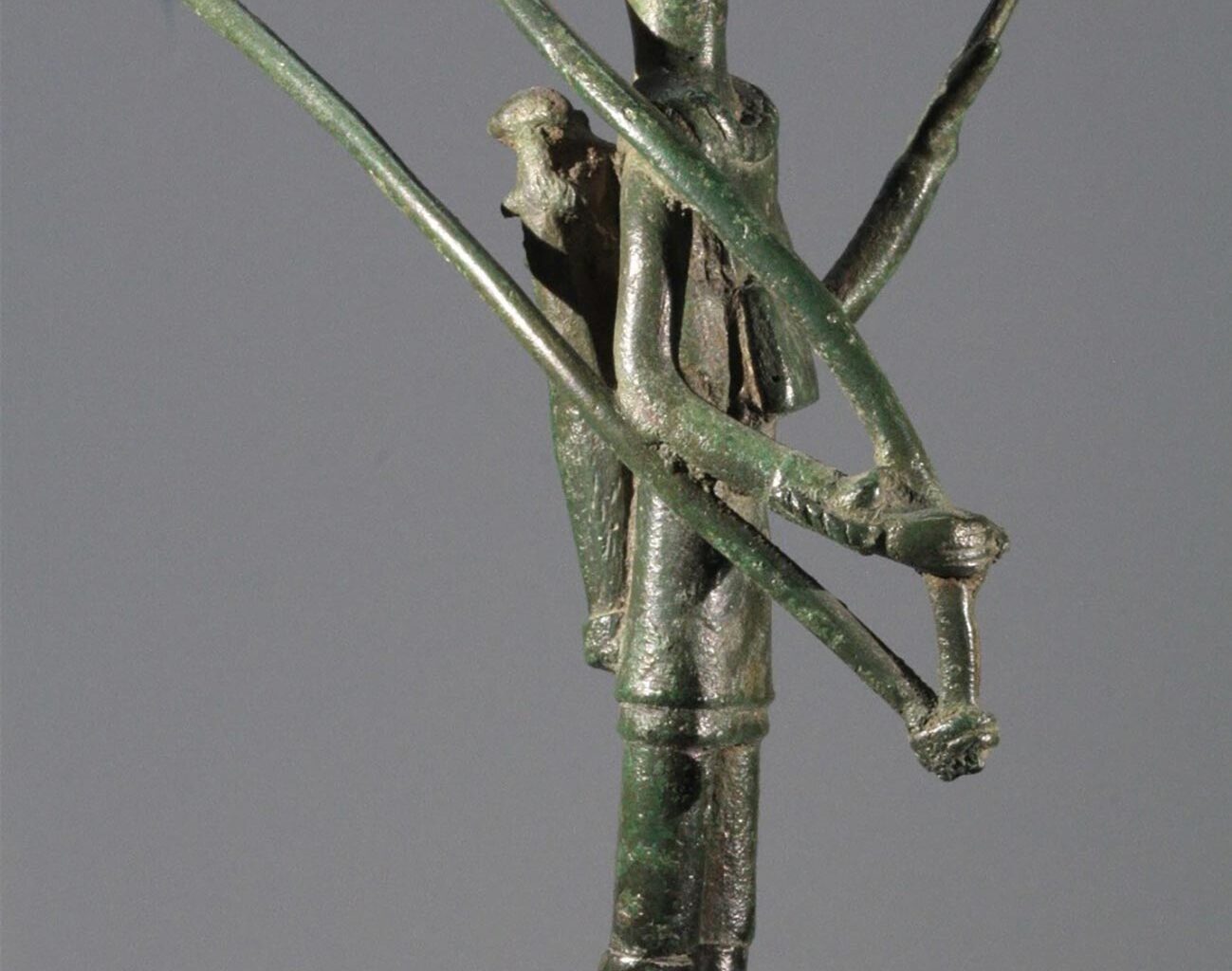 Warior Bronzetti From Abini, Central Sardinia