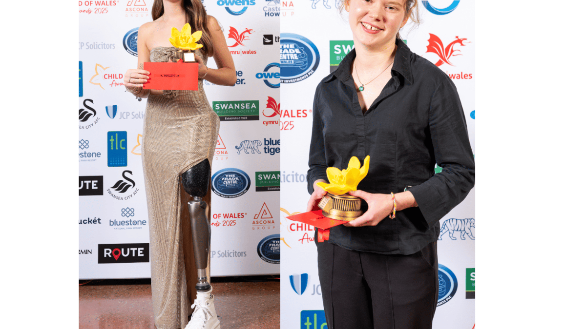 Two inspirational teens win Child of Wales award